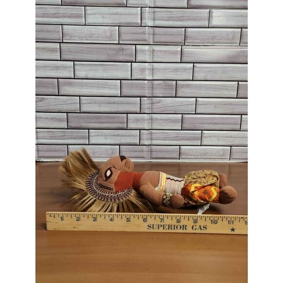 Walt Disney Lion King Simba with Mohawk Native plush doll toy #A63 - Picture 5 of 5